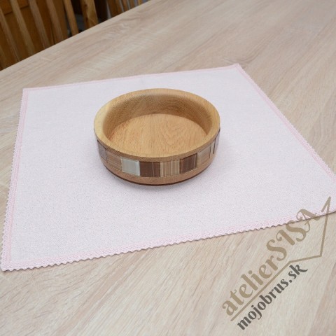 slávnostný štvorcový obrus ROSE GOLD