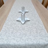 Slávnostná štóla SILVER ORNAMENT - ornamenty na obruse 
