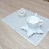 Sviatočné prestieranie SILVER ORNAMENT - strieborné Vianoce